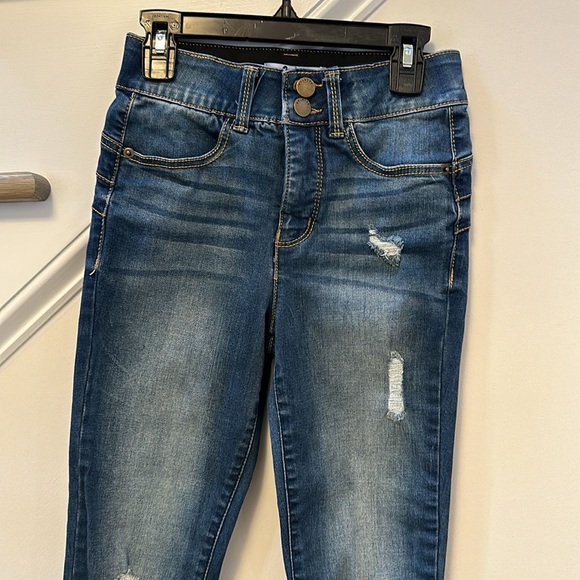 Vylette distressed skinny jeans women’s size 0 - Picture 2 of 7